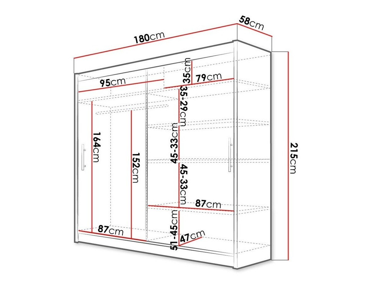 Armadio Closico Pallor I (Nero)