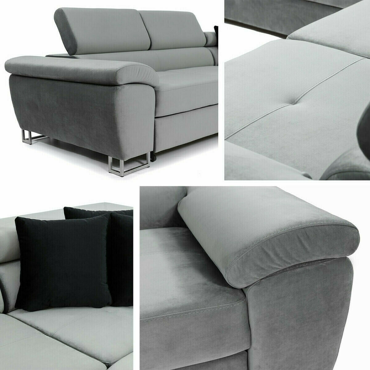 Divano angolare Comfivo 265 (Muna 14 + Uttario Velvet 2980)