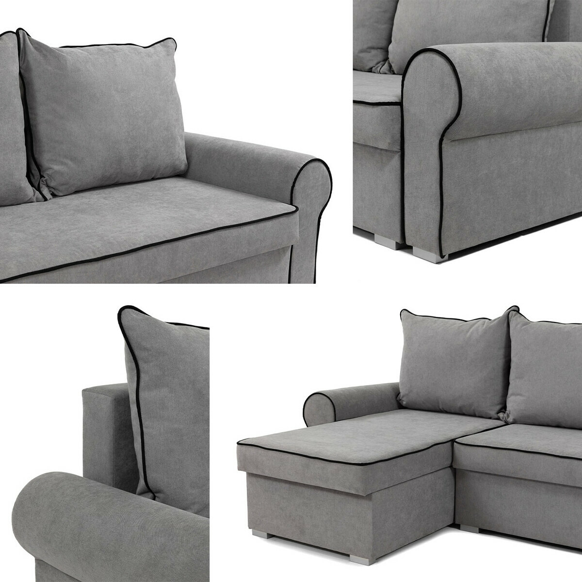 Divano angolare Comfivo 270 (Lux 05 + Lux 06)