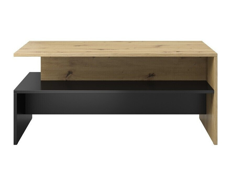 Tavolino da caffè Serodeu 103 (Rovere Artisan + Nero opaco)