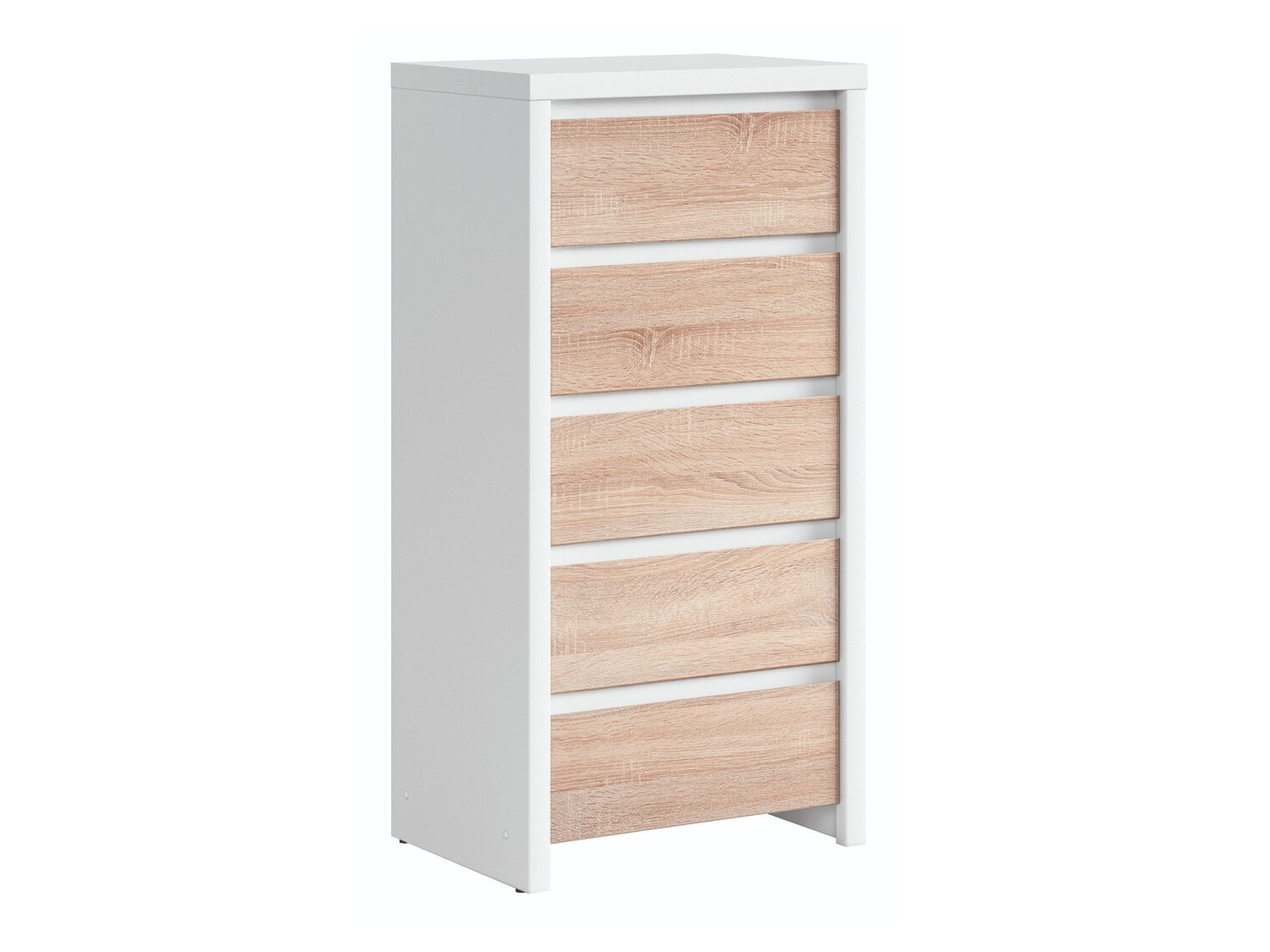 Cassettiera Nolroma 106 (Bianco + Somoma quercia)