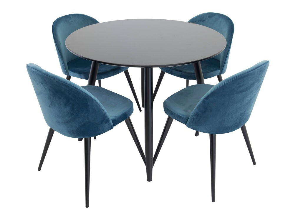 Sedia Dallas 153 (Blu scuro + Nero)