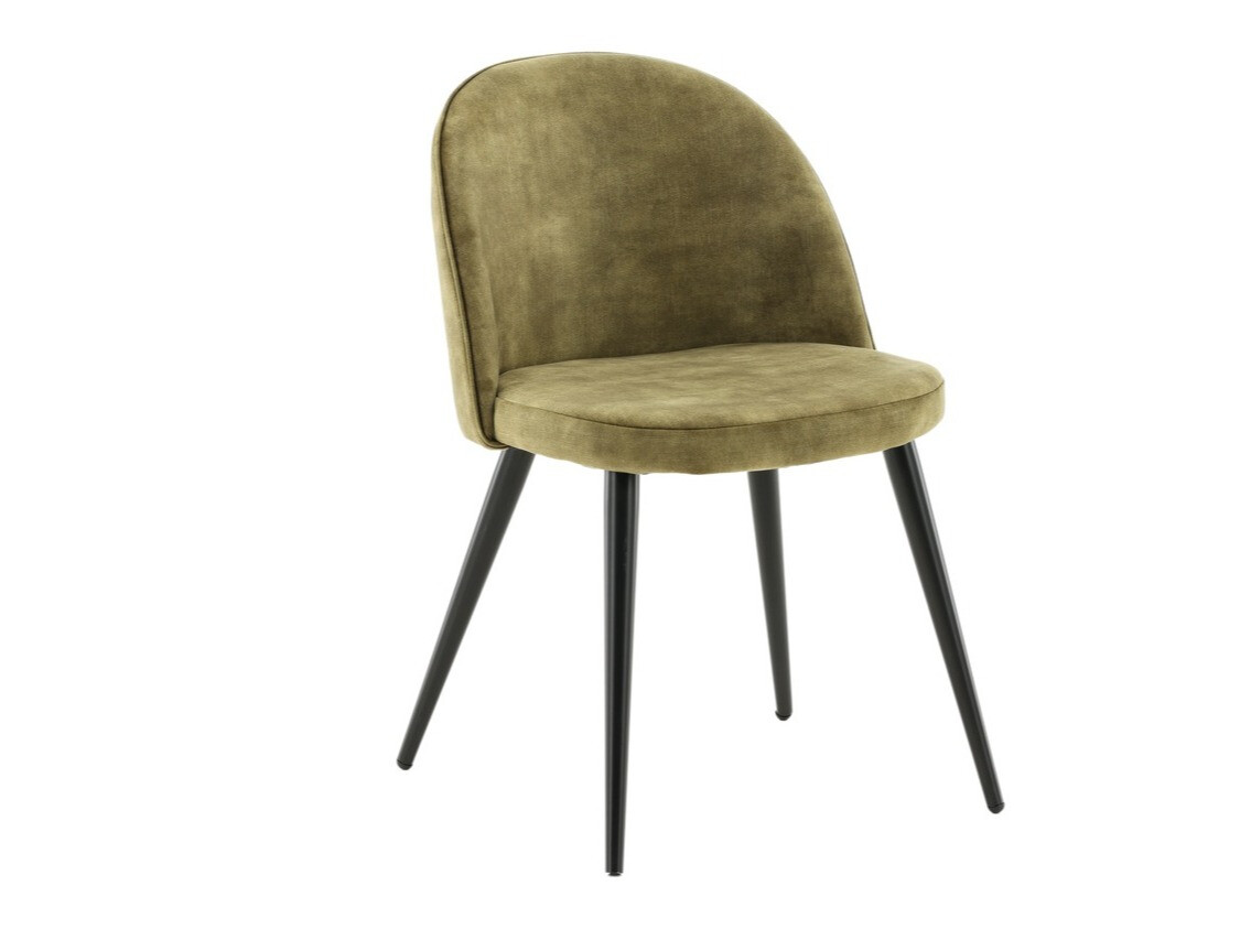 Sedia Dallas 153 (Verde polveroso + Nero)