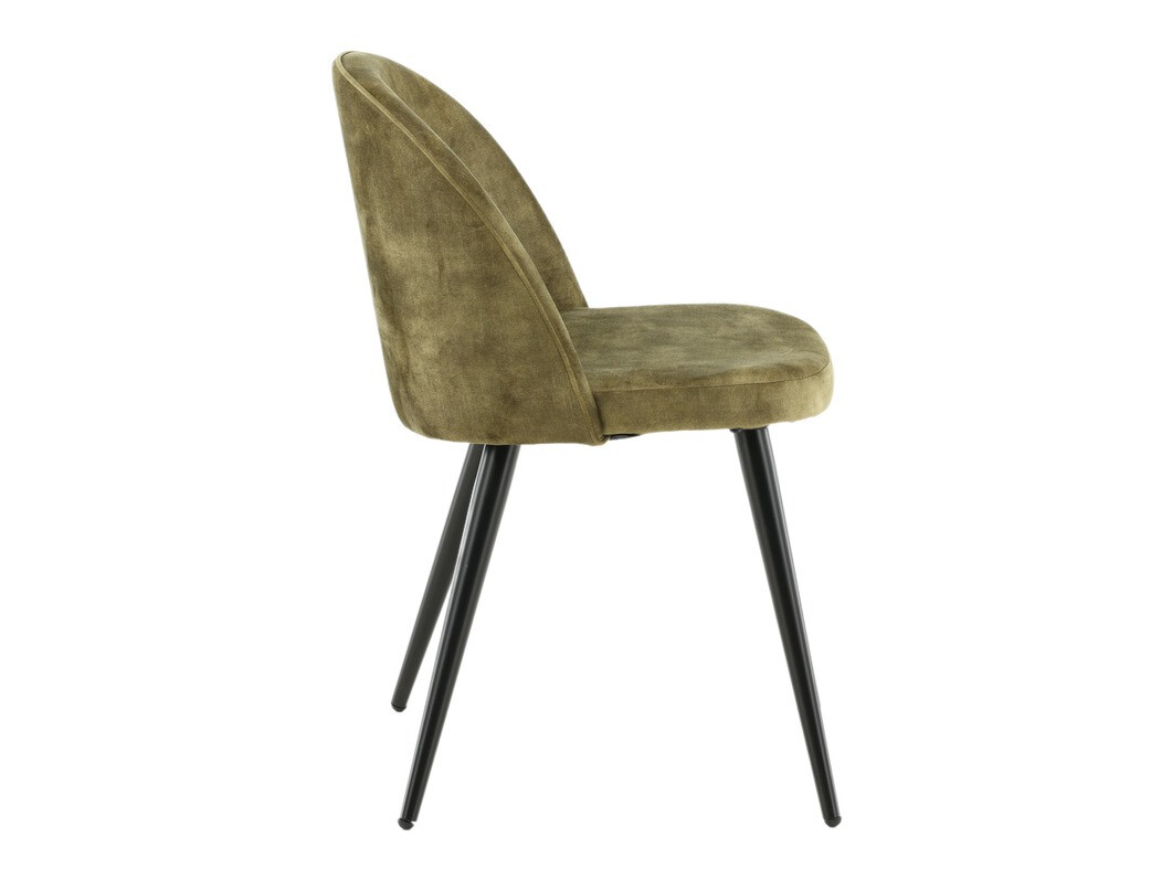 Sedia Dallas 153 (Verde polveroso + Nero)