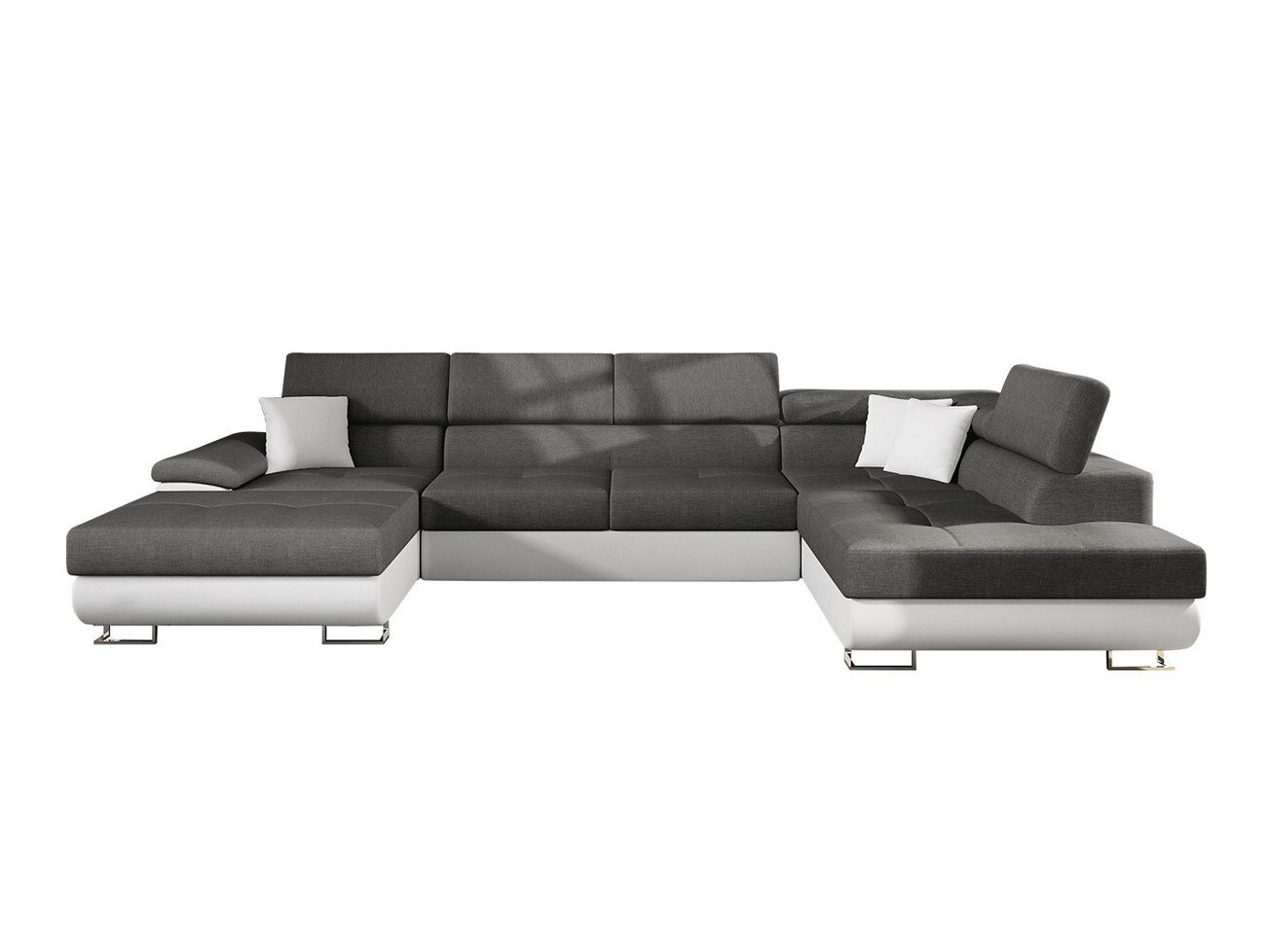 Divano angolare Comfivo Ruta IV (Soft 017 + Lux 06 + Soft 017)