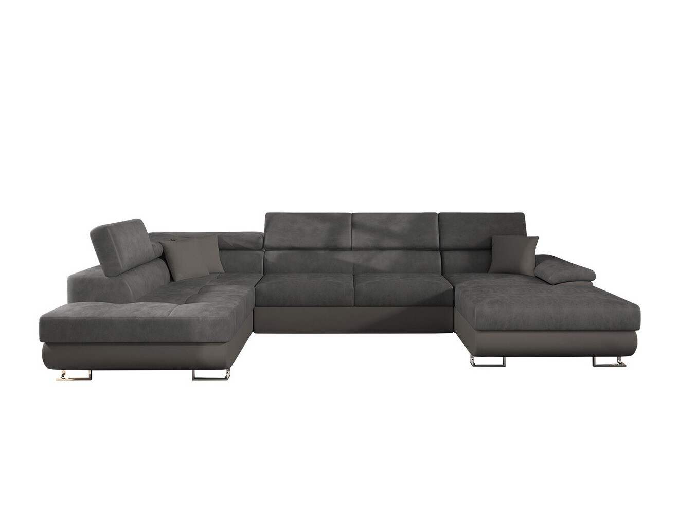 Divano angolare Comfivo Ruta IV (Soft 029 + Uttario Velvet 2971 + Soft 029)