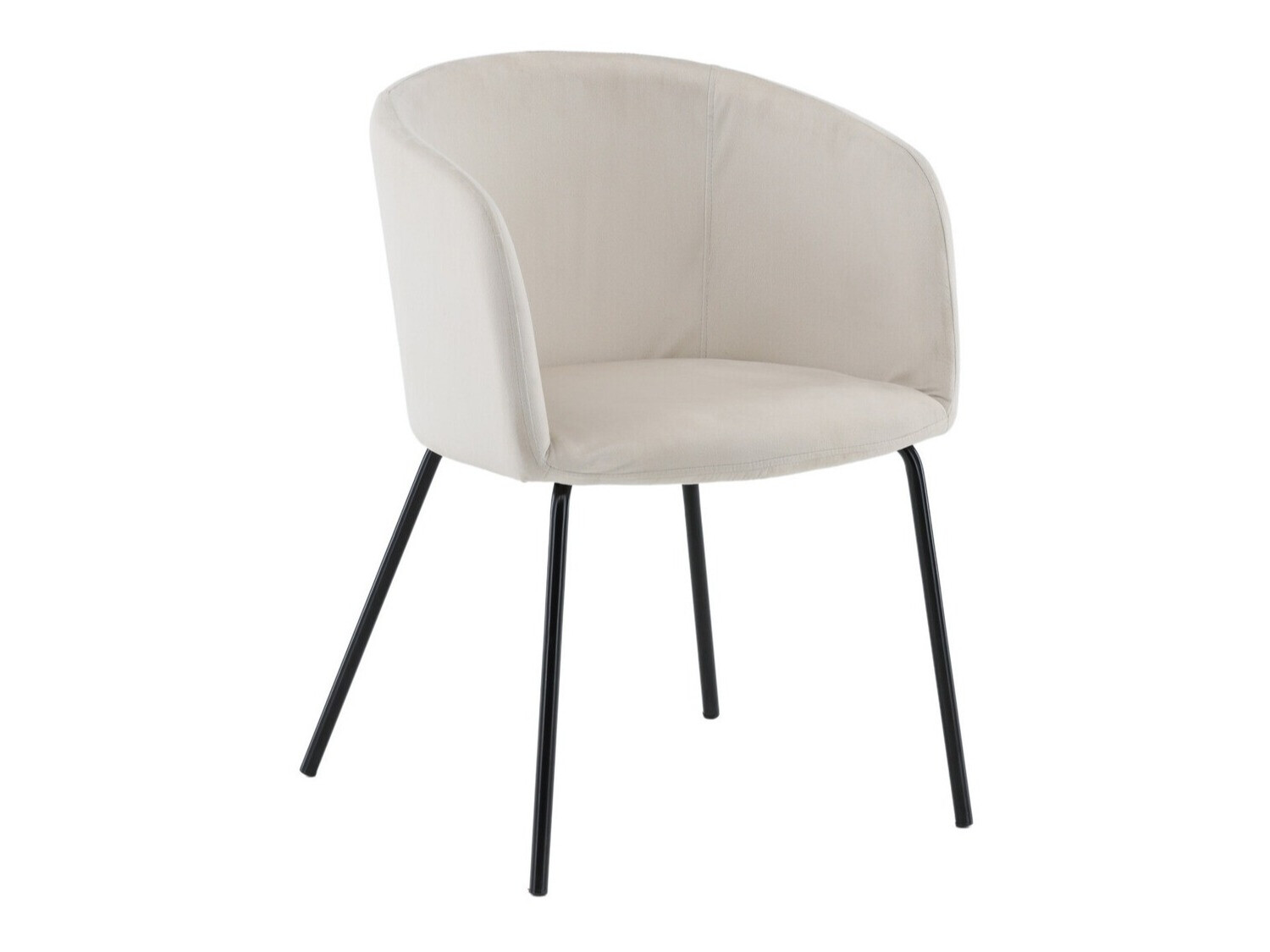 Sedia Dallas 2603 (Crema + Nero)
