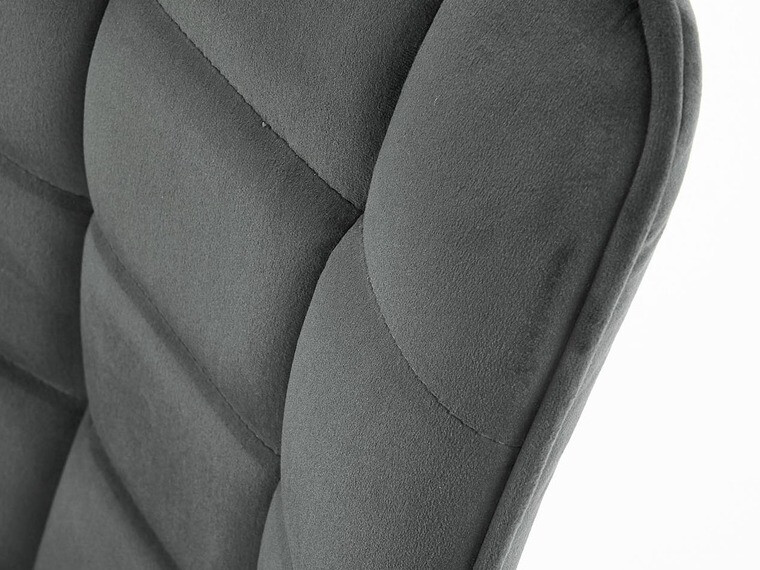 Sedia Houston 739 (Grigio scuro + Nero)