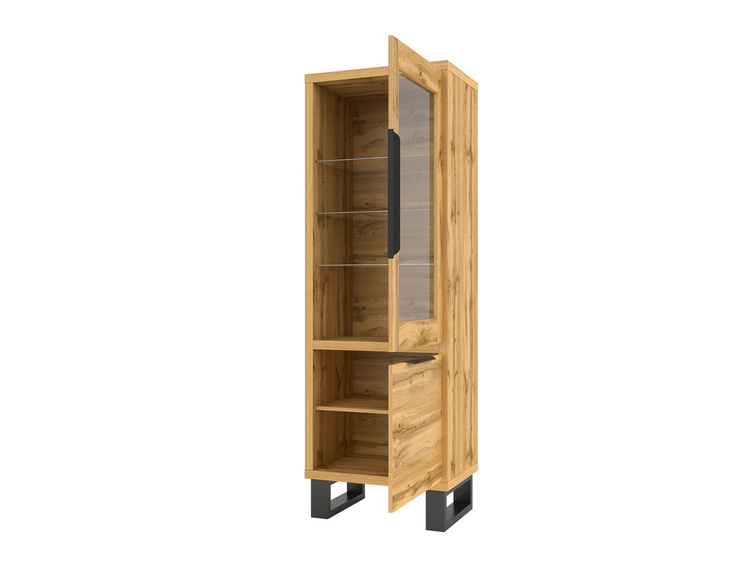 Scaffale Avicavu 108 (Quercia di Wotan + Nero)