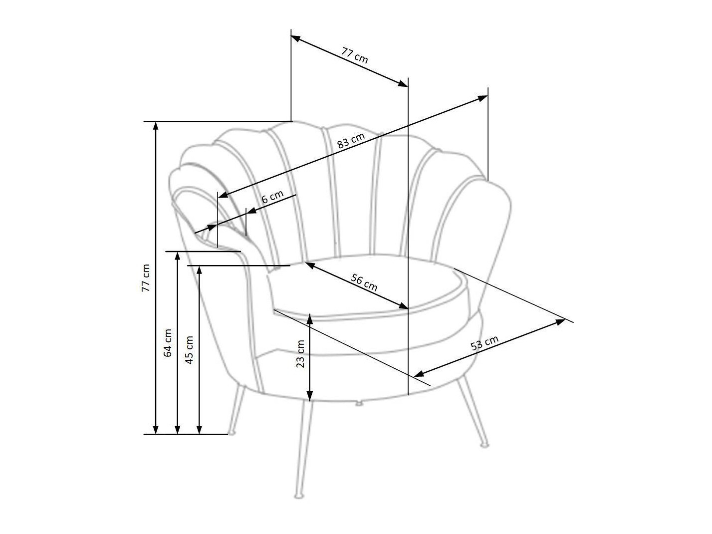 Poltrona Houston 828 (Verde scuro)