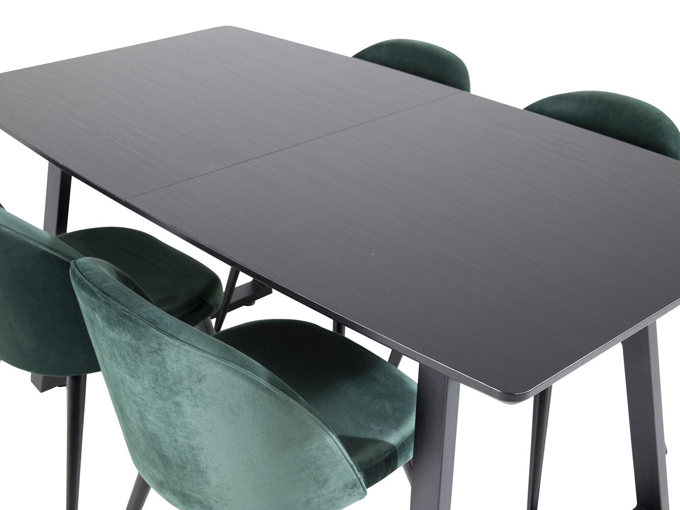 Set sala da pranzo Dallas 1609 (Verde + Nero)