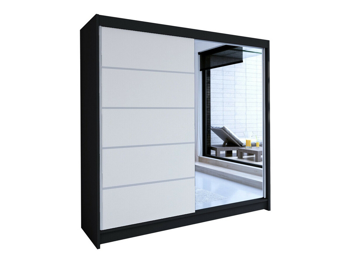 Armadio Closico Cavaris III (Nero + Bianco)