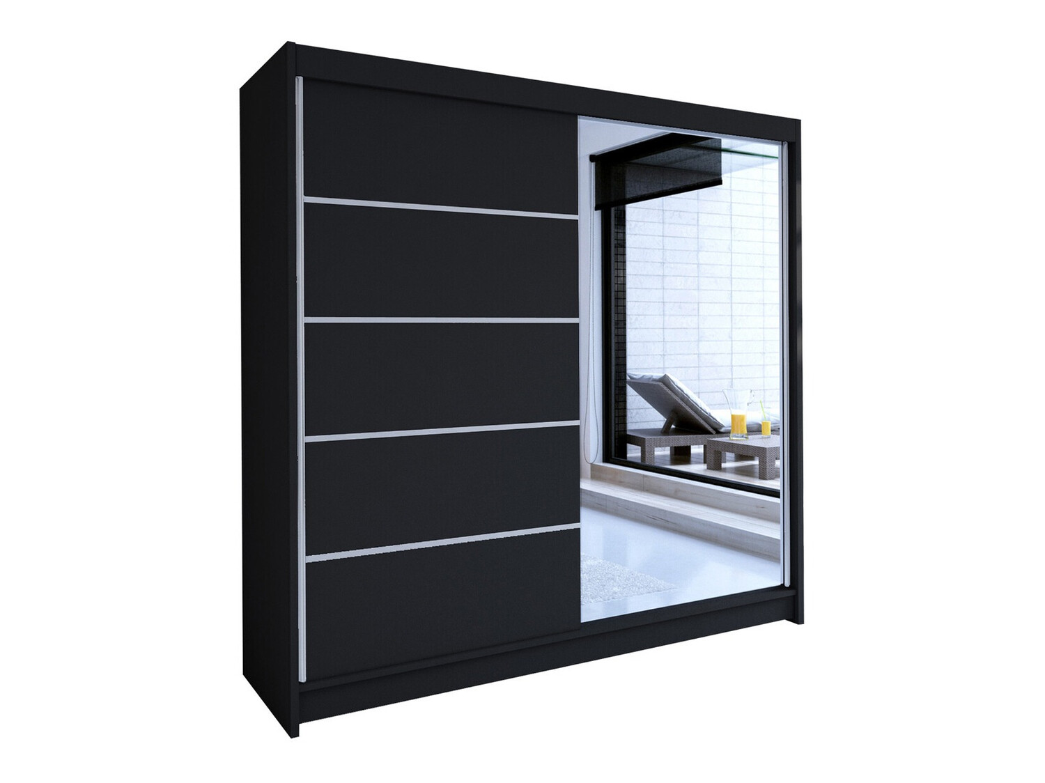 Armadio Closico Cavaris III (Nero)
