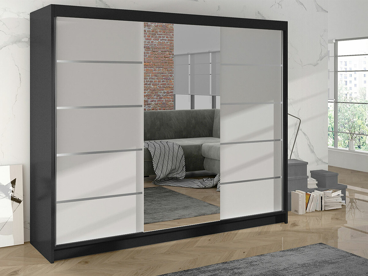 Armadio Closico Durion IV (Nero + Bianco)