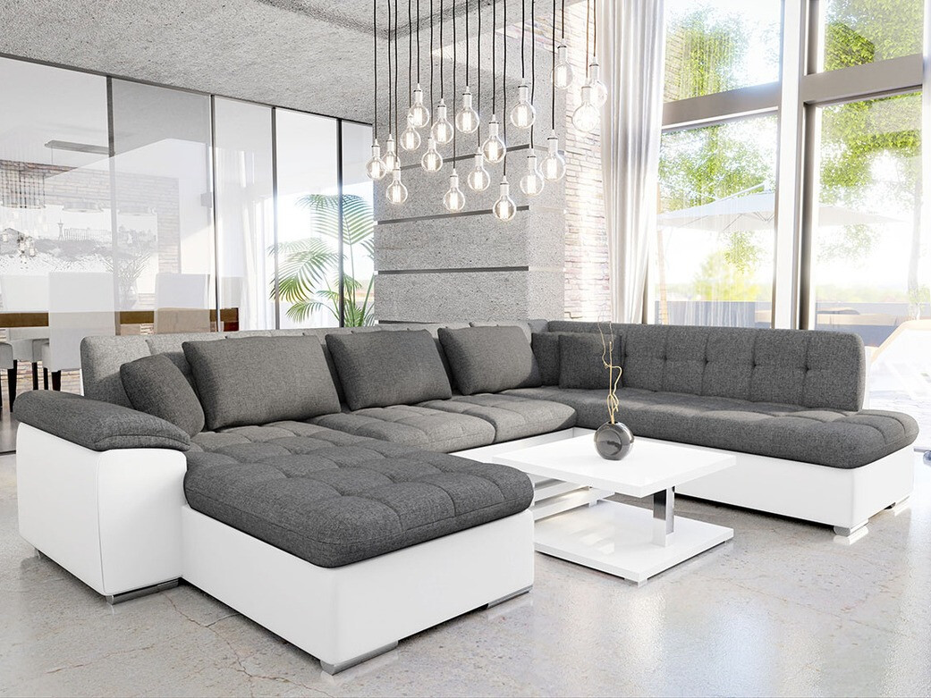 Divano angolare Comfivo Gemma IV (Soft 017 + Lux 05 + Lux 06)