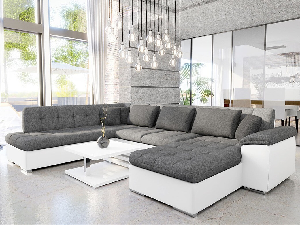 Divano angolare Comfivo Gemma IV (Soft 017 + Lux 05 + Lux 06)