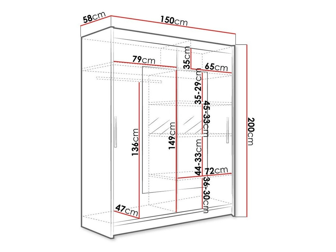 Guardaroba Closico 104 (Rovere moro)