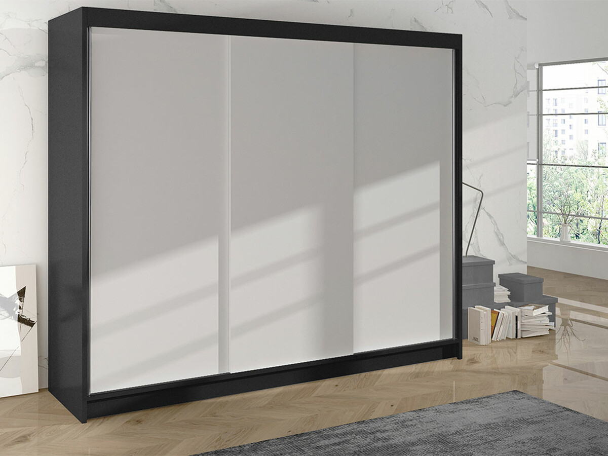 Armadio Closico Durion II (Nero + Bianco)