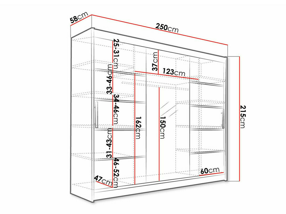 Armadio Closico Ordo VI (Bianco)