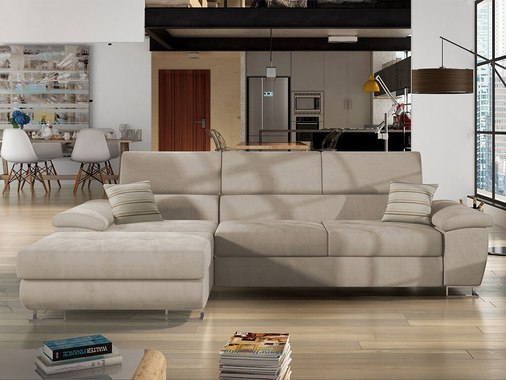 Divano angolare Comfivo 192 (Uttario Velvet 2979 + Senegal 825)