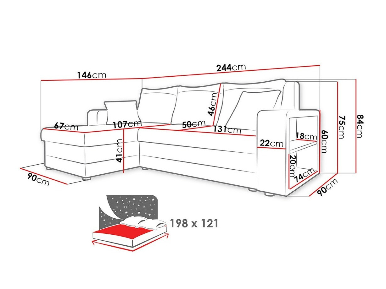 Divano angolare Comfivo 154