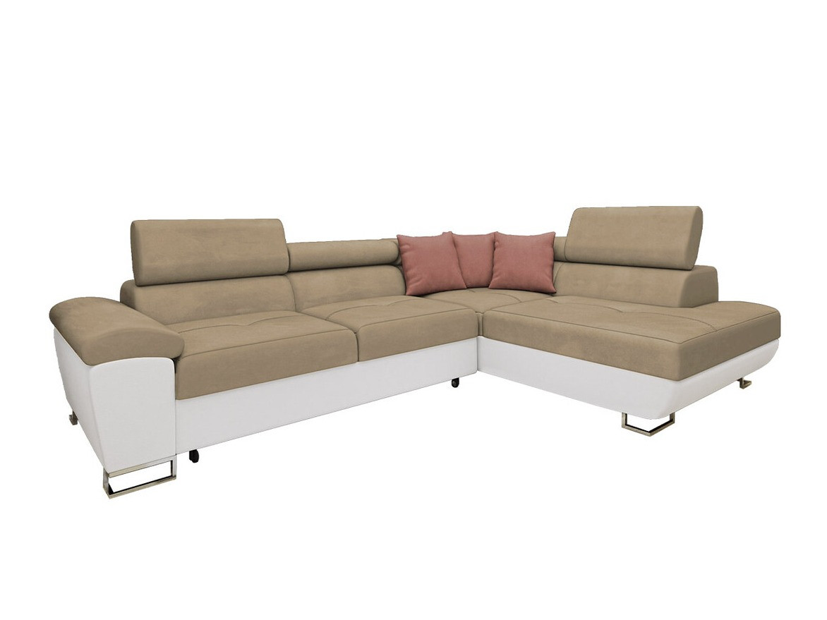 Divano angolare Comfivo Ruta II (Soft 017 + Uttario Velvet 2979 + Uttario Velvet 2955)