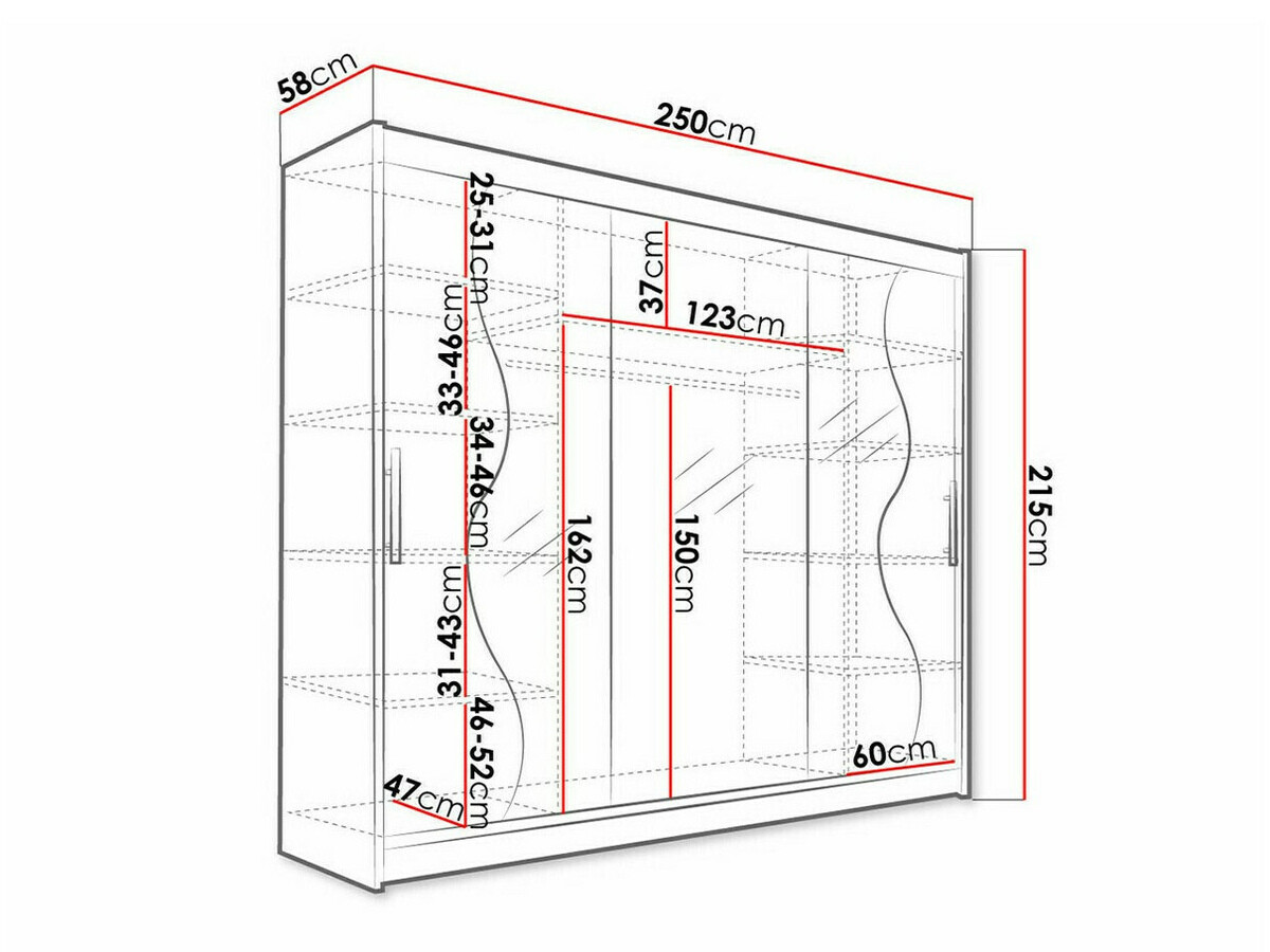 Armadio Closico 119 (Nero)