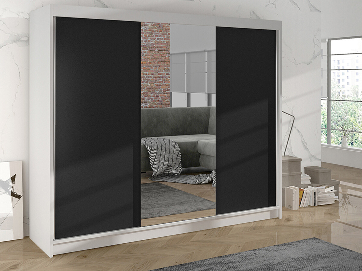 Armadio Closico Durion I (Bianco + Nero)
