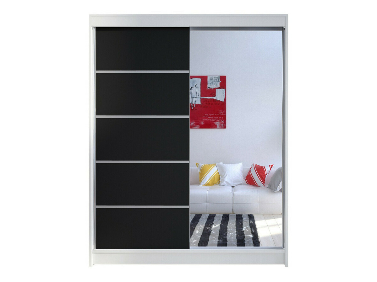 Armadio Closico Vastor III (Bianco + Nero)