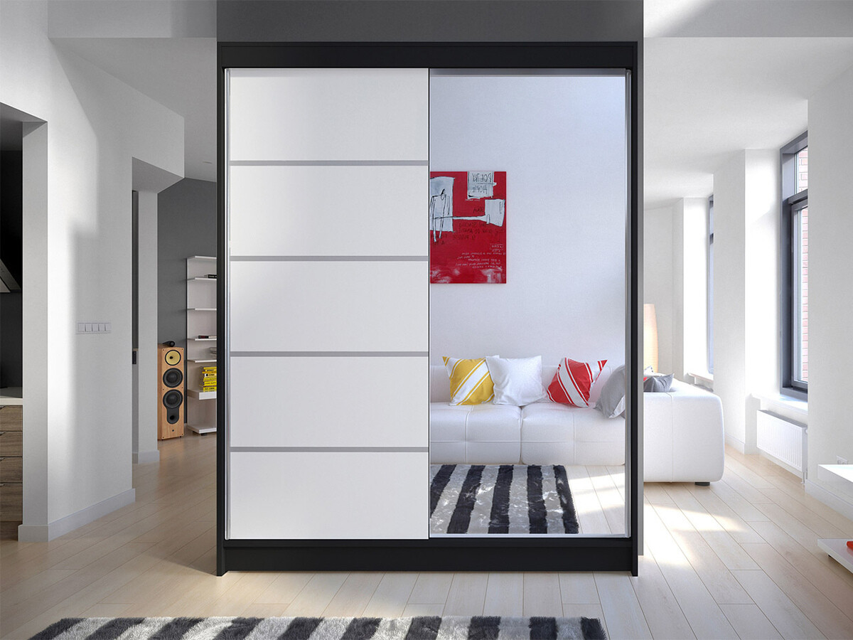 Armadio Closico Vastor III (Nero + Bianco)