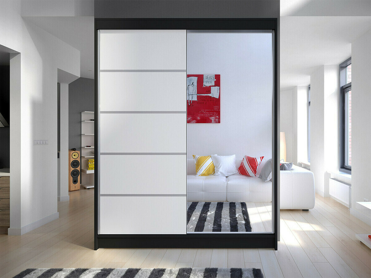 Armadio Closico Vastor III (Nero + Bianco)