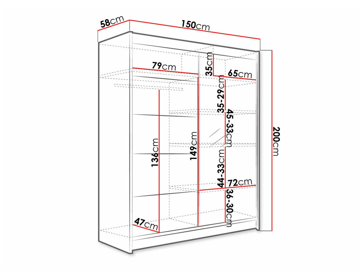 Armadio Closico Vastor III (Sonoma quercia)