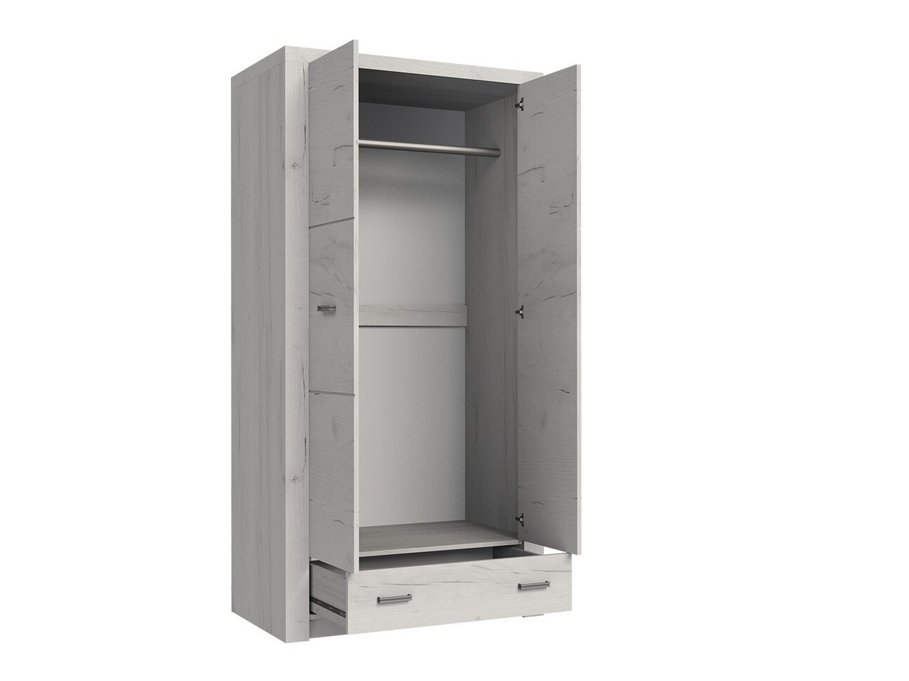 Armadio Serfeno 100 (Bianco artigianale)