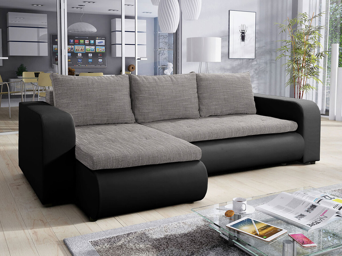 Divano angolare Muncie 100 (Soft 011 + Lawa 05)
