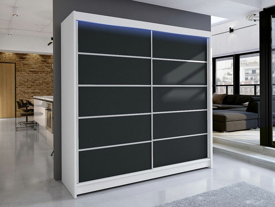 Armadio Closico Cavaris IV (Bianco + Nero)