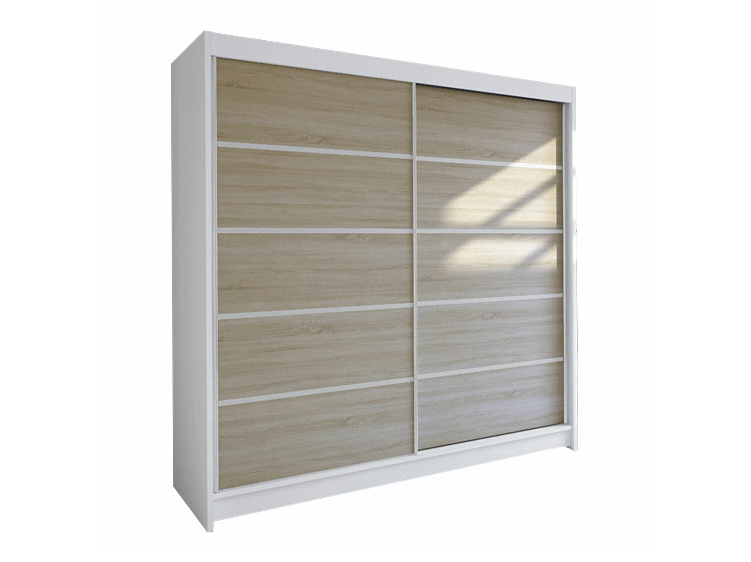 Armadio Closico Cavaris IV (Bianco + Sonoma quercia)