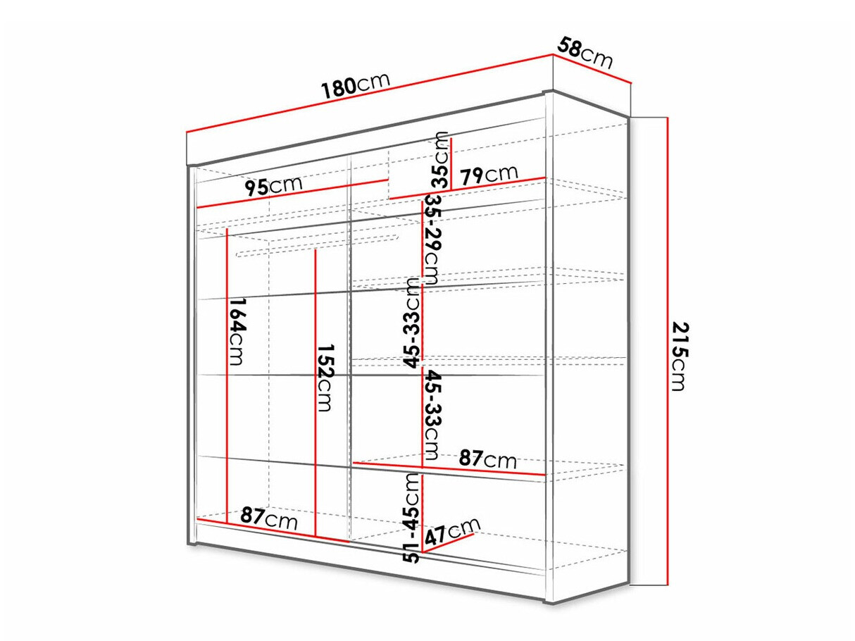 Armadio Closico Cavaris IV (Bianco)