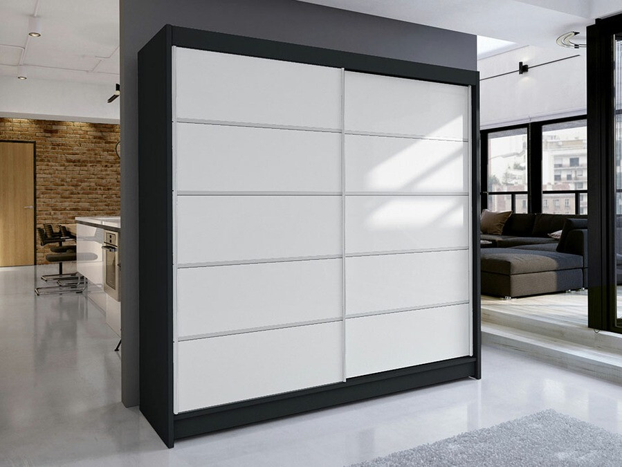 Armadio Closico Cavaris IV (Nero + Bianco)