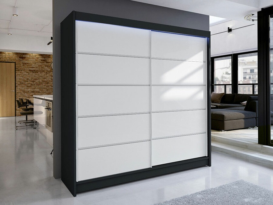 Armadio Closico Cavaris IV (Nero + Bianco)