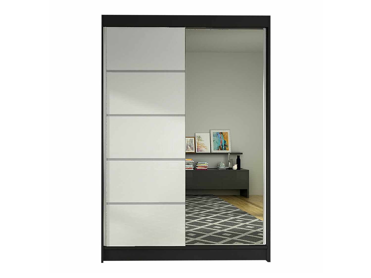 Armadio Closico Salvor III (Nero + Bianco)