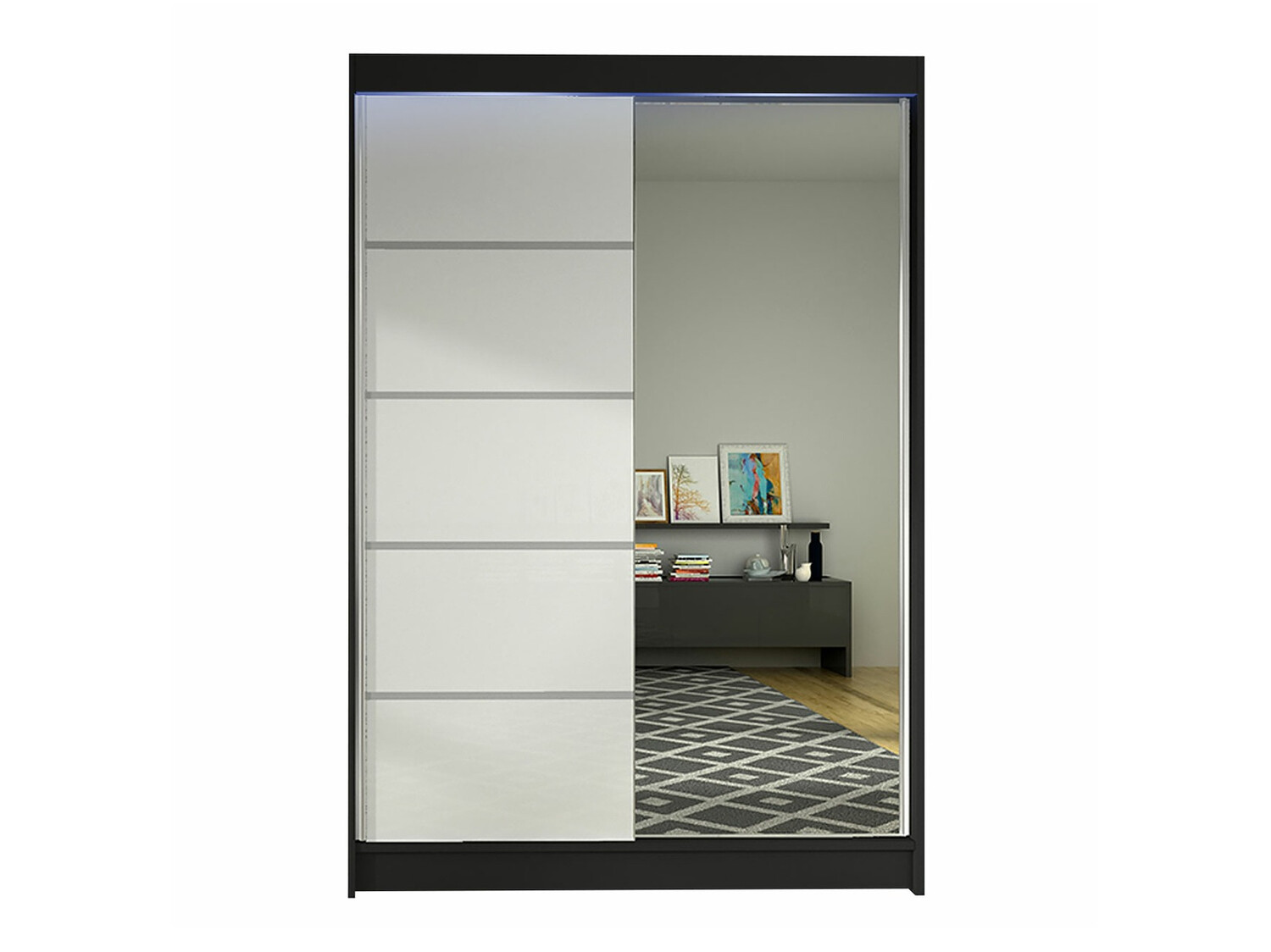 Armadio Closico Salvor III (Nero + Bianco)
