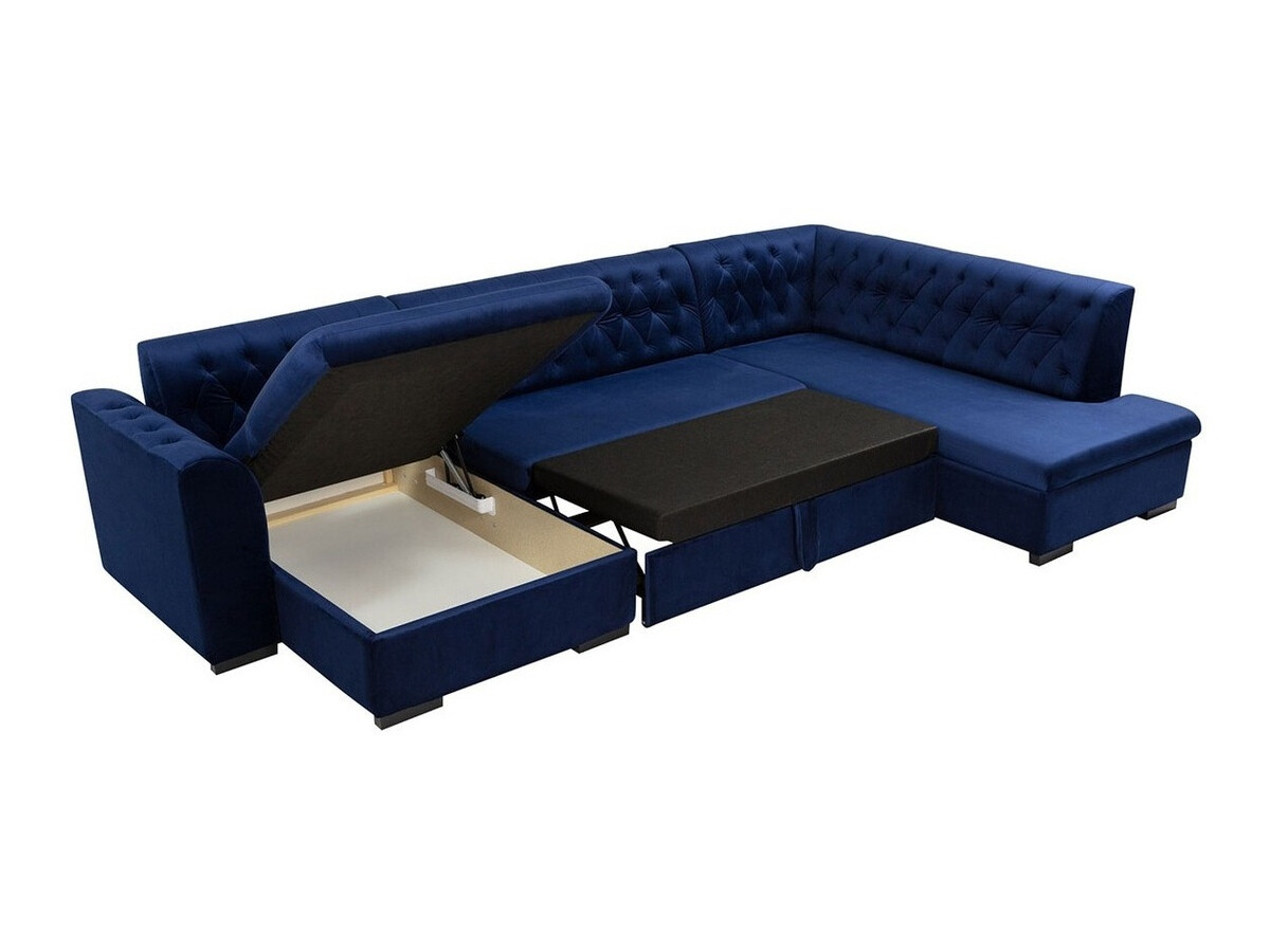 Divano angolare Comfivo 269 (Magic velluto liscio 2250 + Senegal 825)