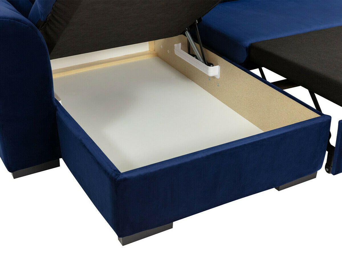 Divano angolare Comfivo 269 (Magic velluto liscio 2250 + Senegal 825)