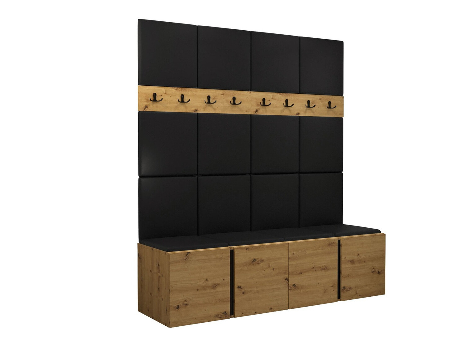 Set arredo da corridoio Pinis V (Eco pelle Soft 011)