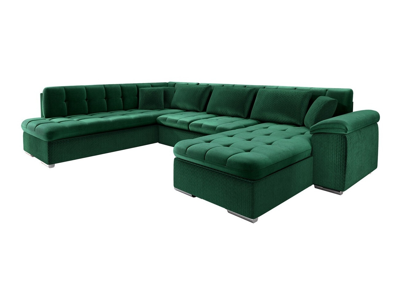 Divano angolare Comfivo Gemma V (Magic Velvet 2225-151 + Venus Velvet 2941)