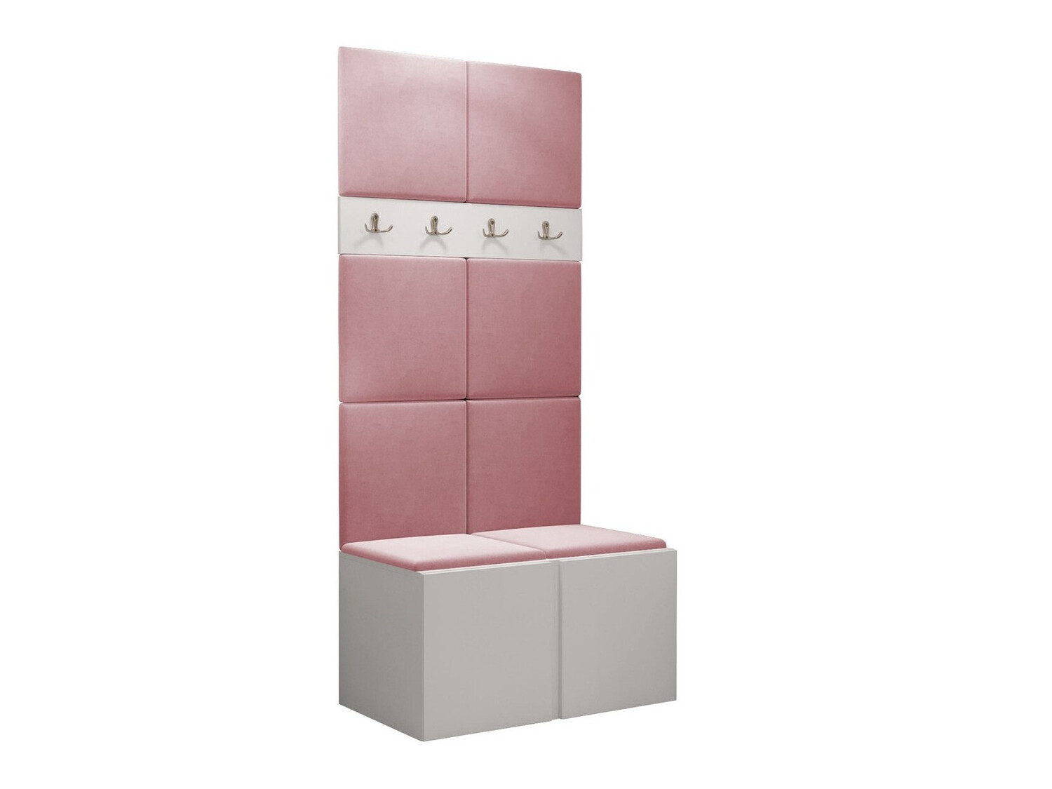 Set arredo da corridoio Pinis IV (Bianco)