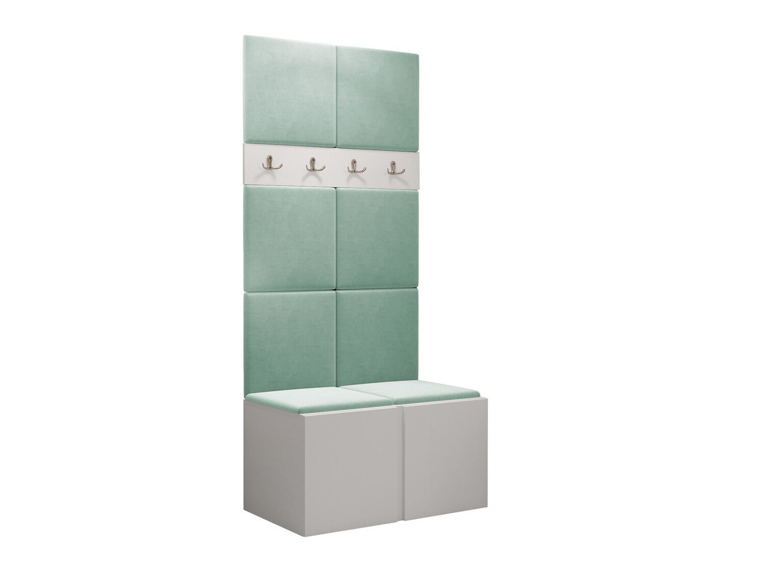 Set arredo da corridoio Pinis IV (Bianco)