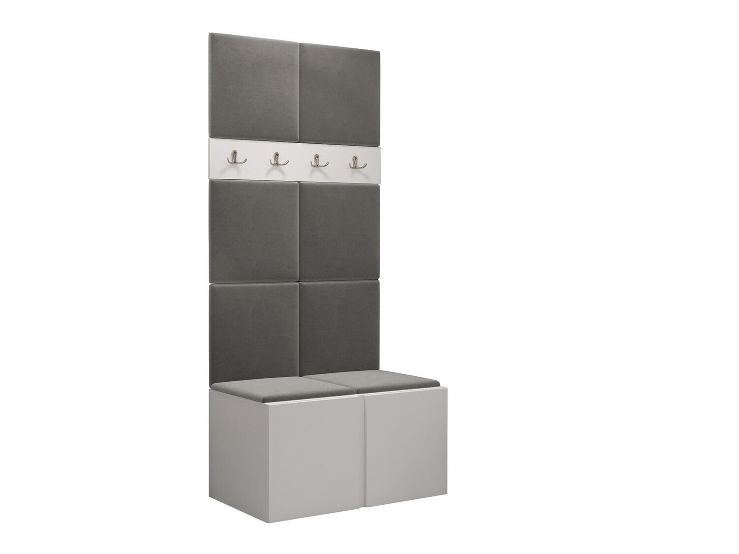 Set arredo da corridoio Pinis IV (Bianco)