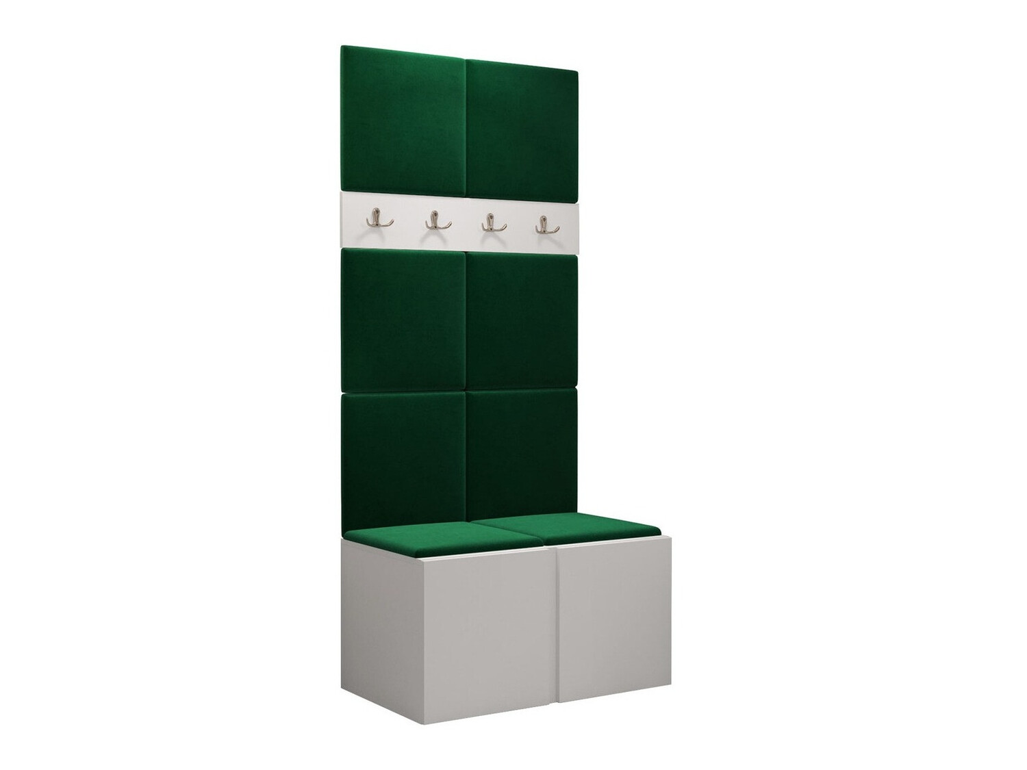 Set arredo da corridoio Pinis IV (Bianco)