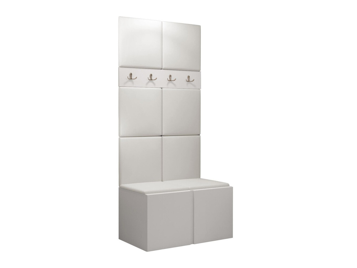 Set arredo da corridoio Pinis IV (Bianco)